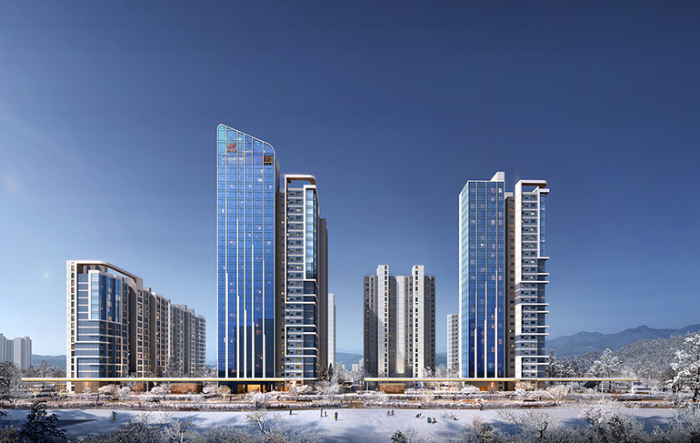 강선마을14단지 리모델링 조감도